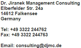 Email-Adresse von djmc Unternehmensberatung